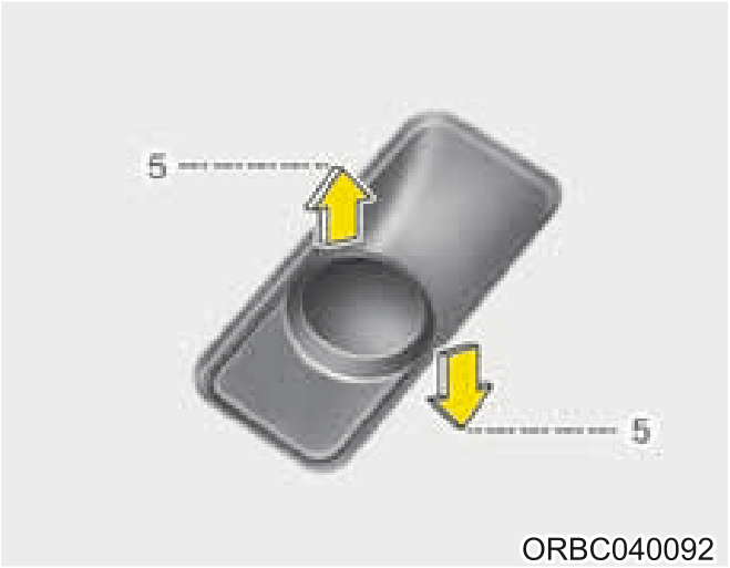 54. Sensor de intrusão/inclinação Ligado/Desligado (se equipado) - Ilustração técnica do manual
