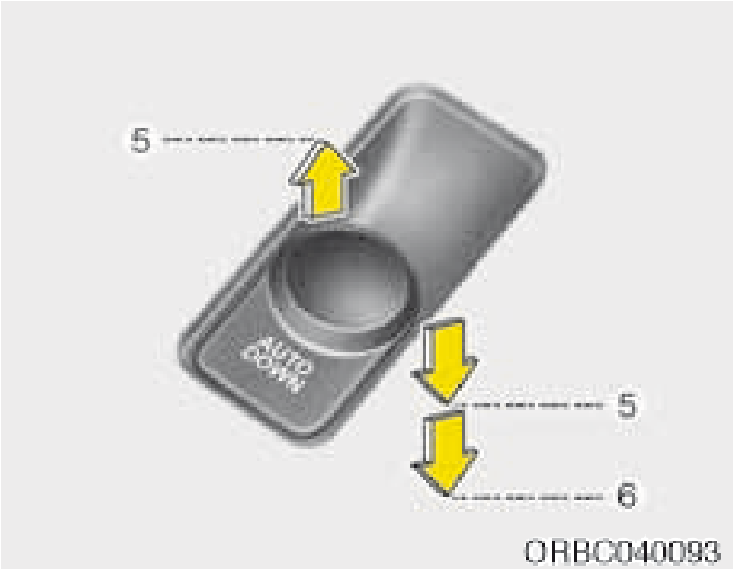 54. Sensor de intrusão/inclinação Ligado/Desligado (se equipado) - Ilustração técnica do manual