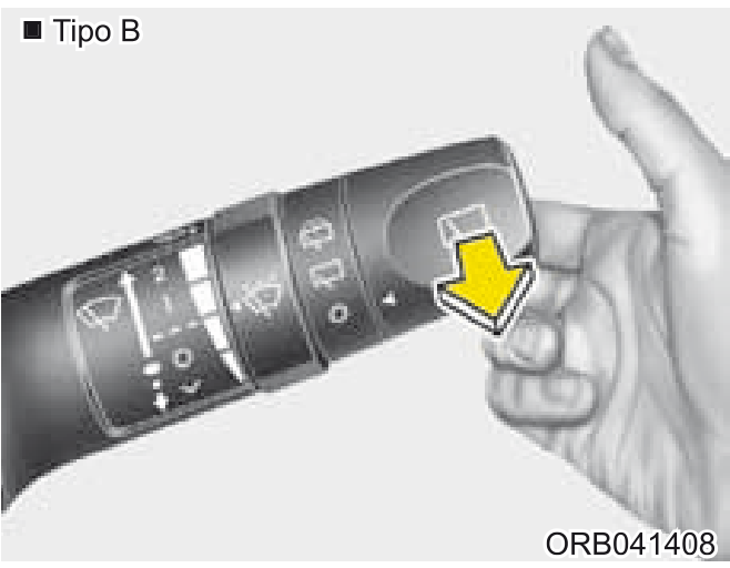Luz de advertência do sistema EPS... - Ilustração técnica do manual