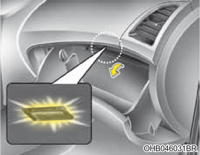 Luz de advertência do sistema EPS... - Ilustração técnica do manual