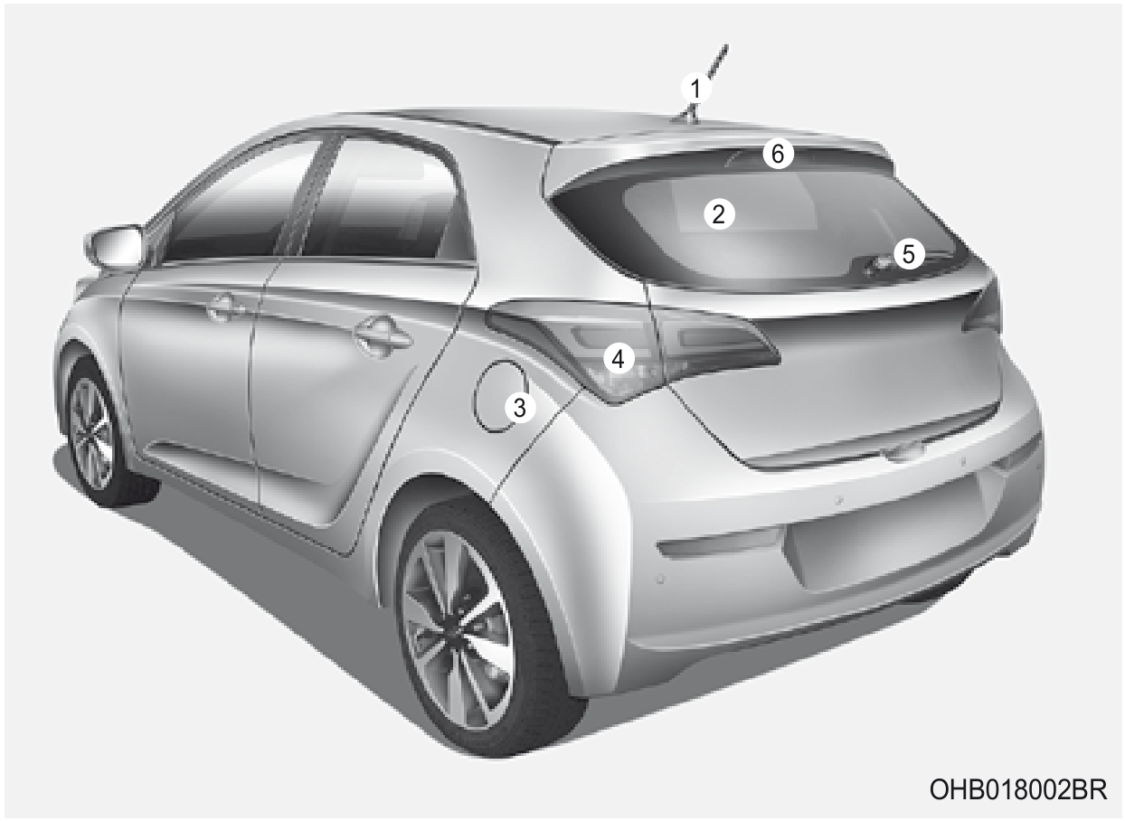9. RODAGEM INICIAL DO SEU HYUNDAI - Ilustração técnica do manual