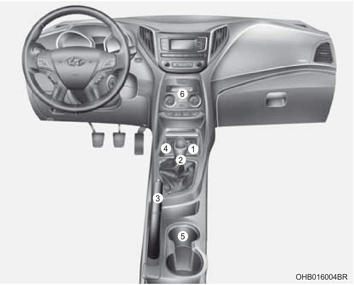 14. VISTA GERAL DO EXTERIOR (SEDAN 4 PORTAS) - Ilustração técnica do manual
