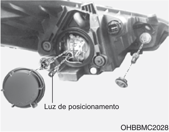 183. LÂMPADAS - Ilustração técnica do manual