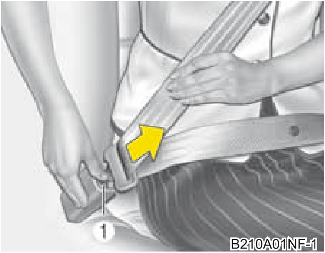 24. Rebatendo o banco traseiro - Ilustração técnica do manual