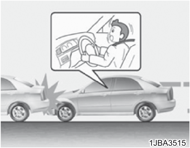 Não instale sistema de proteção para... - Ilustração técnica do manual