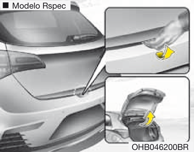 54. Sensor de intrusão/inclinação Ligado/Desligado (se equipado) - Ilustração técnica do manual