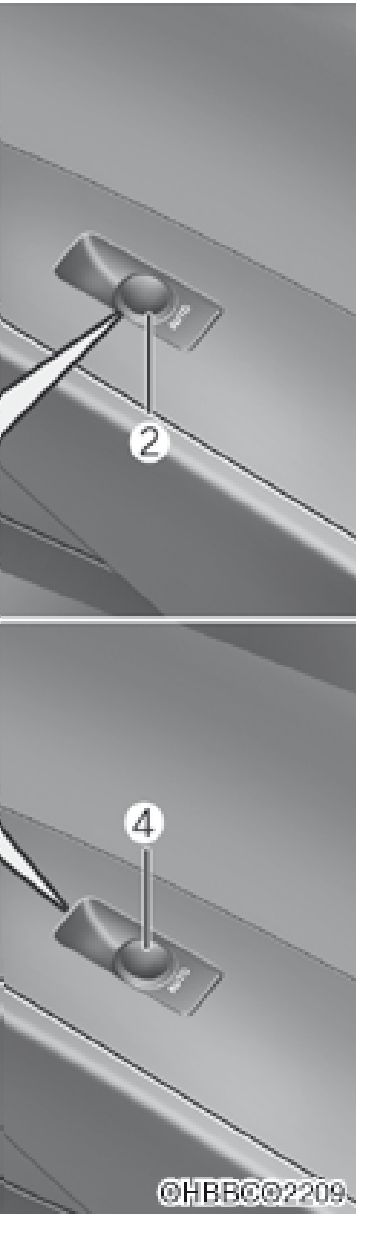 54. Sensor de intrusão/inclinação Ligado/Desligado (se equipado) - Ilustração técnica do manual