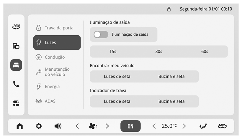 Trava da porta - Figura do manual 102, Chevrolet Spark EUV