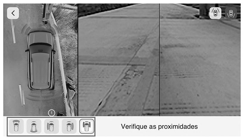 Configurações (Câmera 360 °) - Figura do manual 107, Chevrolet Spark EUV
