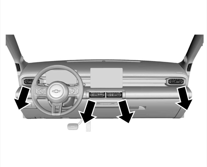 Modo pé - Figura do manual 109, Chevrolet Spark EUV