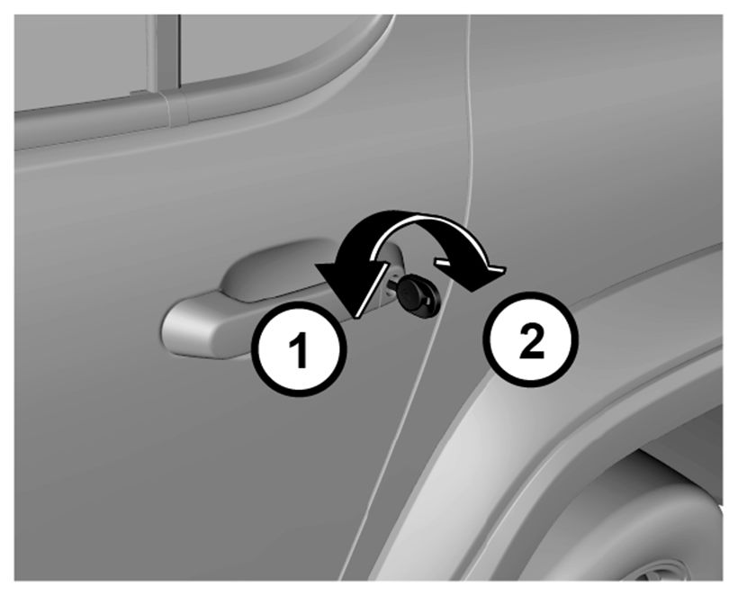 Trava mecânica - Figura do manual 14, Chevrolet Spark EUV