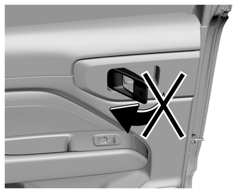 Trava de segurança para crianças - Figura do manual 15, Chevrolet Spark EUV