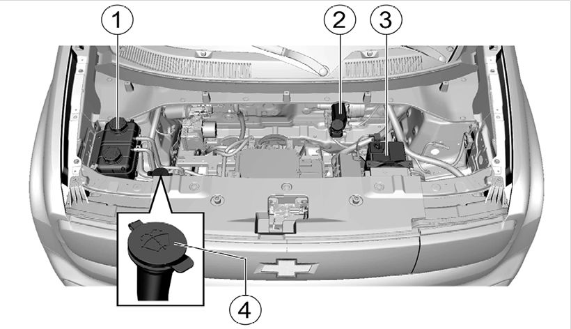 Armazenamento de longo prazo - Figura do manual 161, Chevrolet Spark EUV
