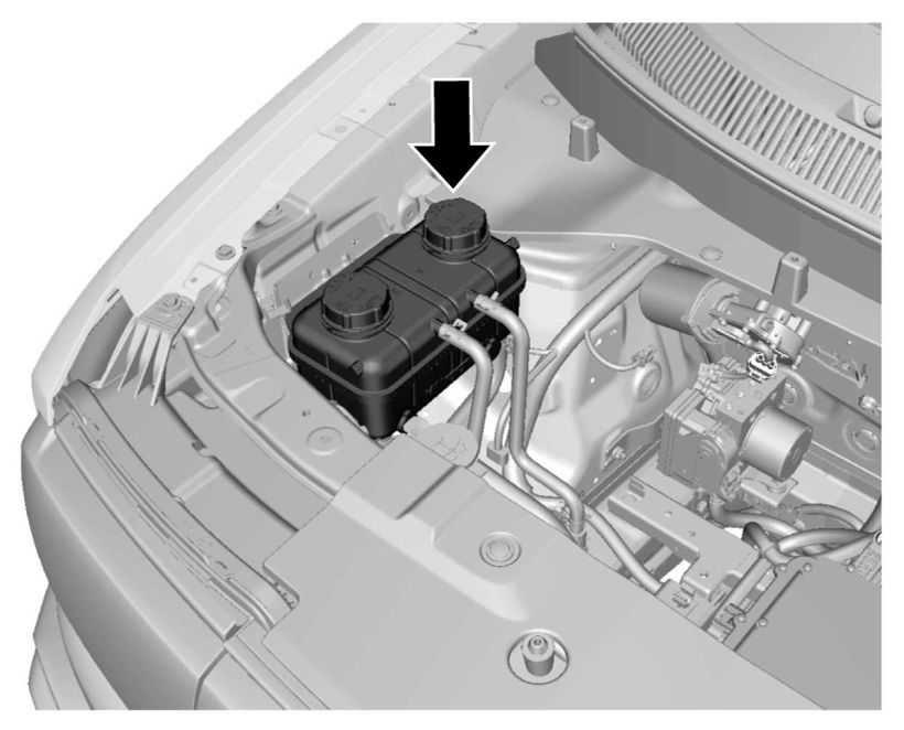 Fluido de lavagem do para-brisa - Figura do manual 163, Chevrolet Spark EUV