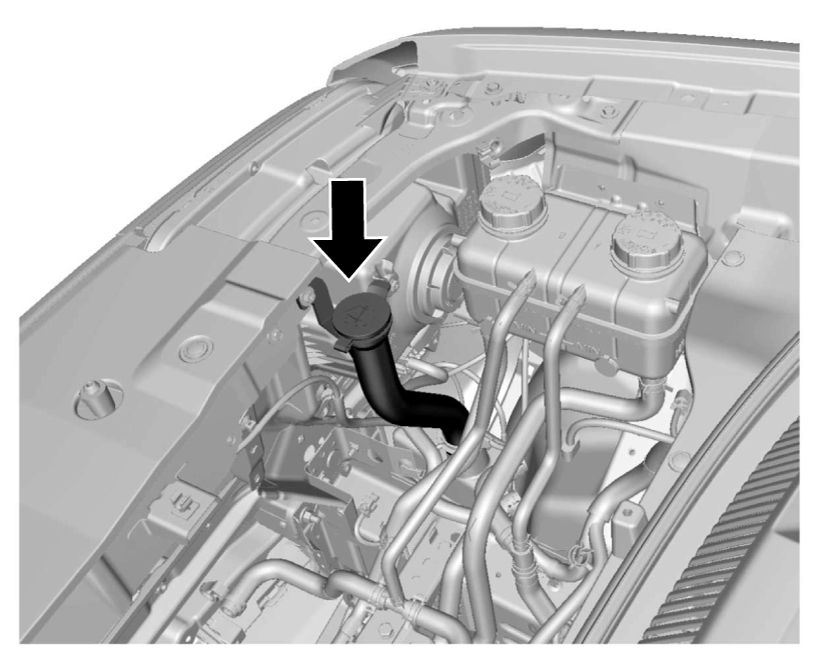 Fluido de lavagem do para-brisa - Figura do manual 163, Chevrolet Spark EUV