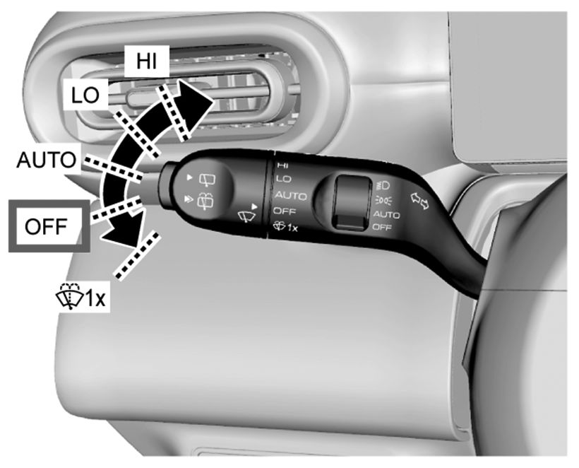 Substituição da palheta do limpador traseiro - Figura do manual 166, Chevrolet Spark EUV
