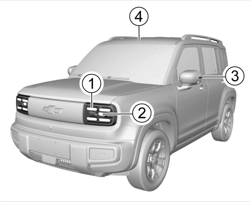 Embaçamento dos faróis - Figura do manual 169, Chevrolet Spark EUV