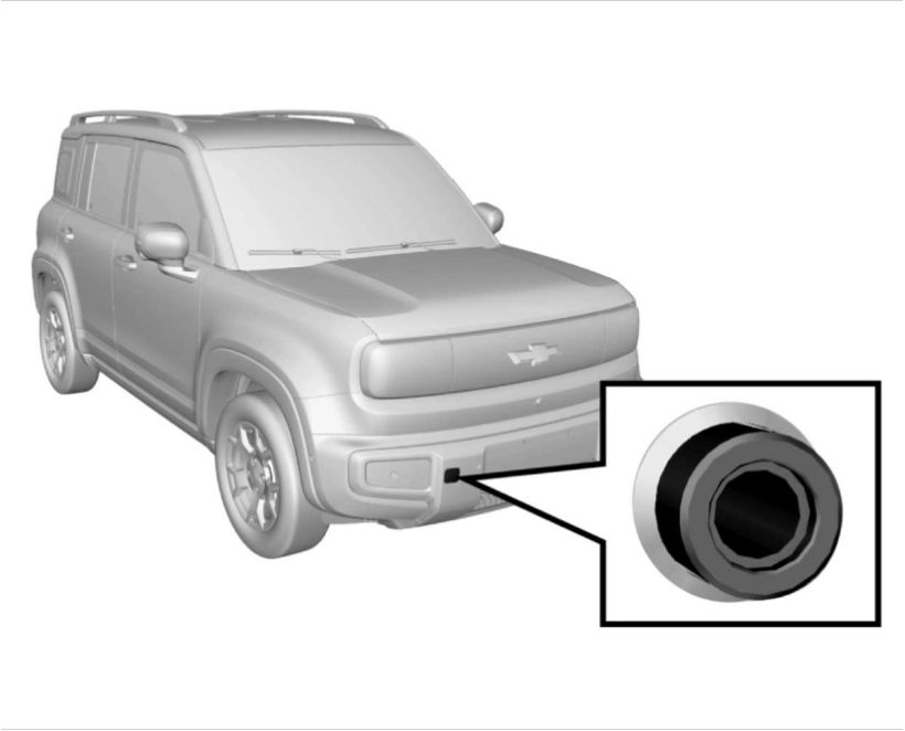 Reboque com um elevador de rodas - Figura do manual 180, Chevrolet Spark EUV