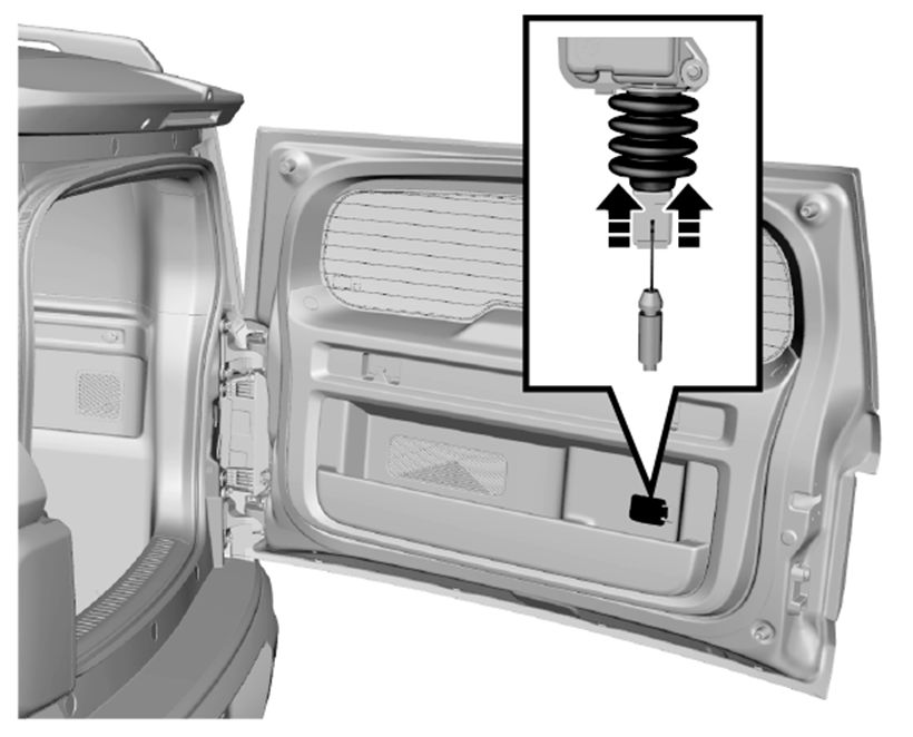 Abra o capô do motor - Figura do manual 18, Chevrolet Spark EUV