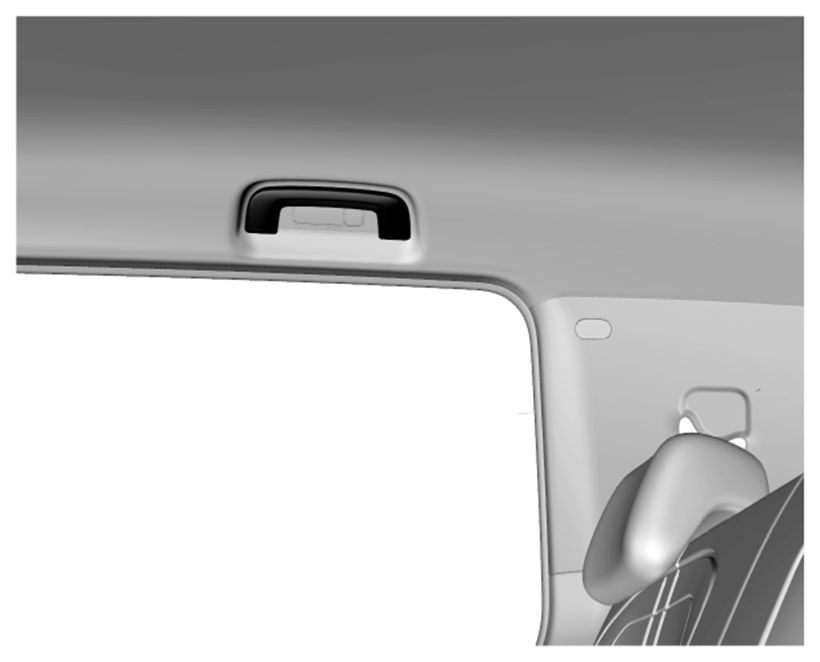 Apoio de braço auxiliar traseiro - Figura do manual 24, Chevrolet Spark EUV