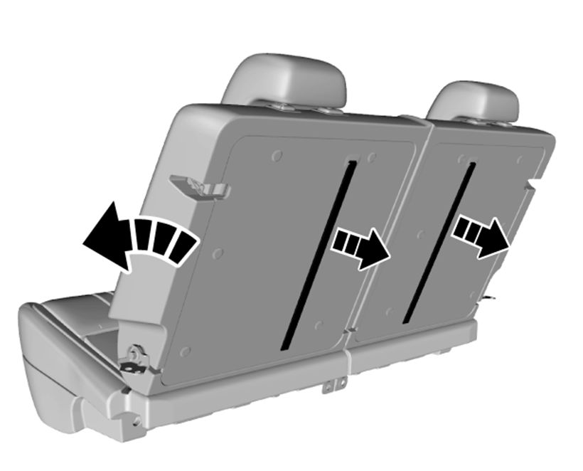 Ajuste e rebatimento do encosto - Figura do manual 29, Chevrolet Spark EUV