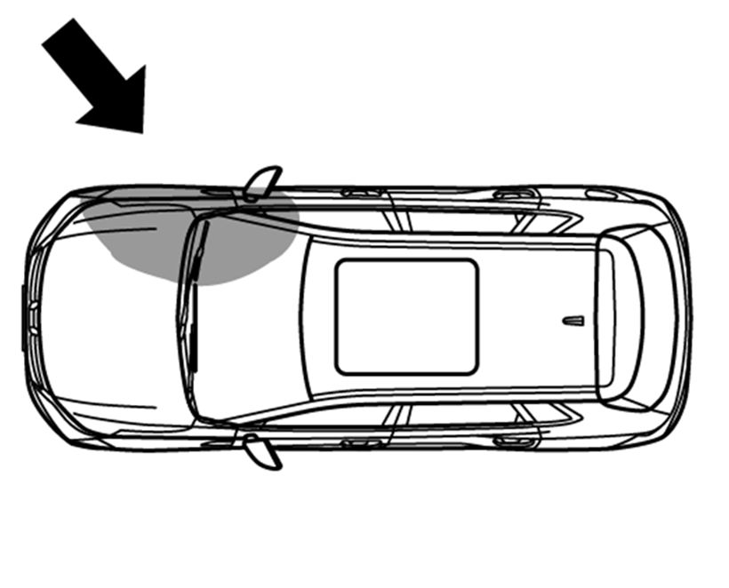 O que você verá depois que o airbag inflar? - Figura do manual 39, Chevrolet Spark EUV