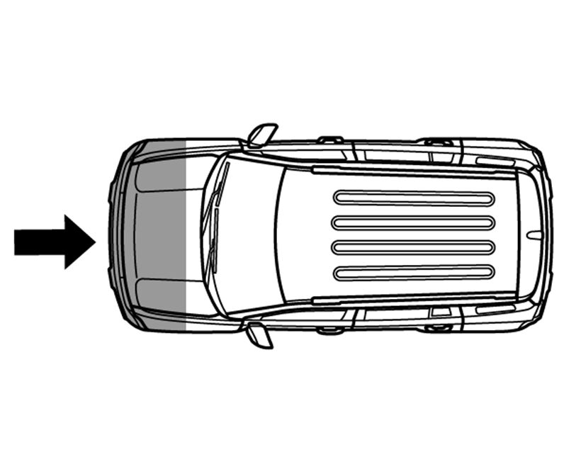 O que você verá depois que o airbag inflar? - Figura do manual 40, Chevrolet Spark EUV