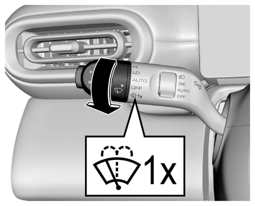Lavador do para-brisa dianteiro - Figura do manual 64, Chevrolet Spark EUV