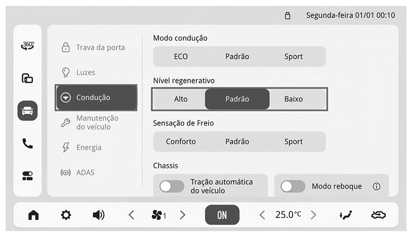 Indicador de PRONTO - Figura do manual 71, Chevrolet Spark EUV