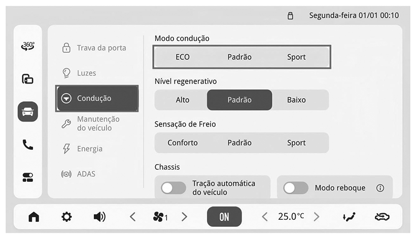 Medidor de corrente da bateria/tensão da bateria/rotação do motor - Figura do manual 88, Chevrolet Spark EUV