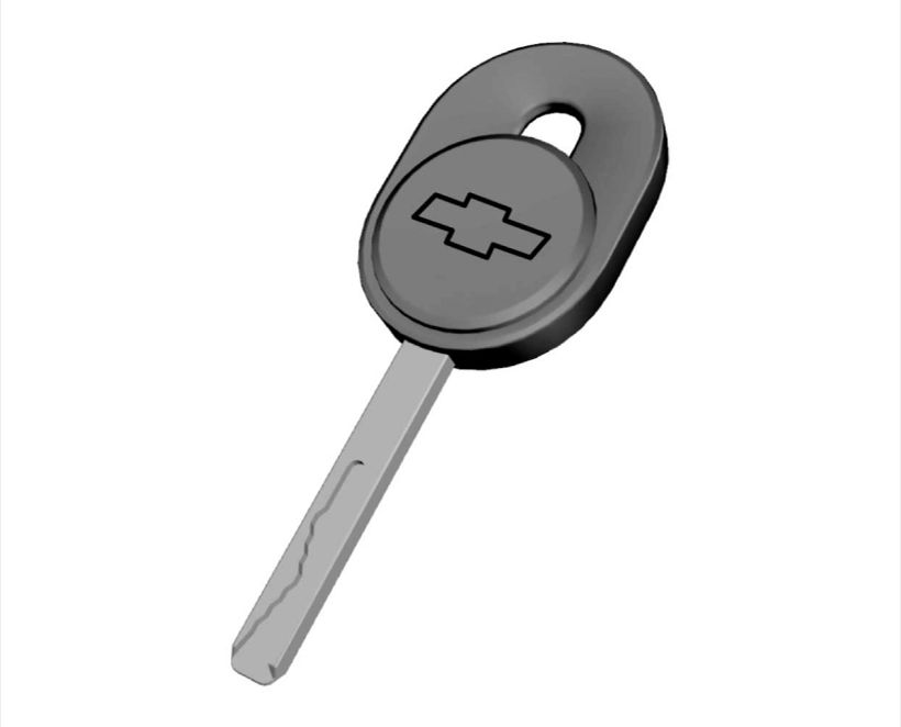 Chave inteligente - Figura do manual 9, Chevrolet Spark EUV