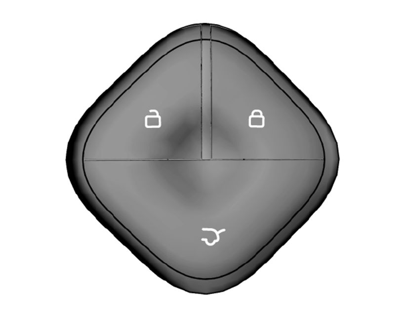 Chave inteligente - Figura do manual 9, Chevrolet Spark EUV