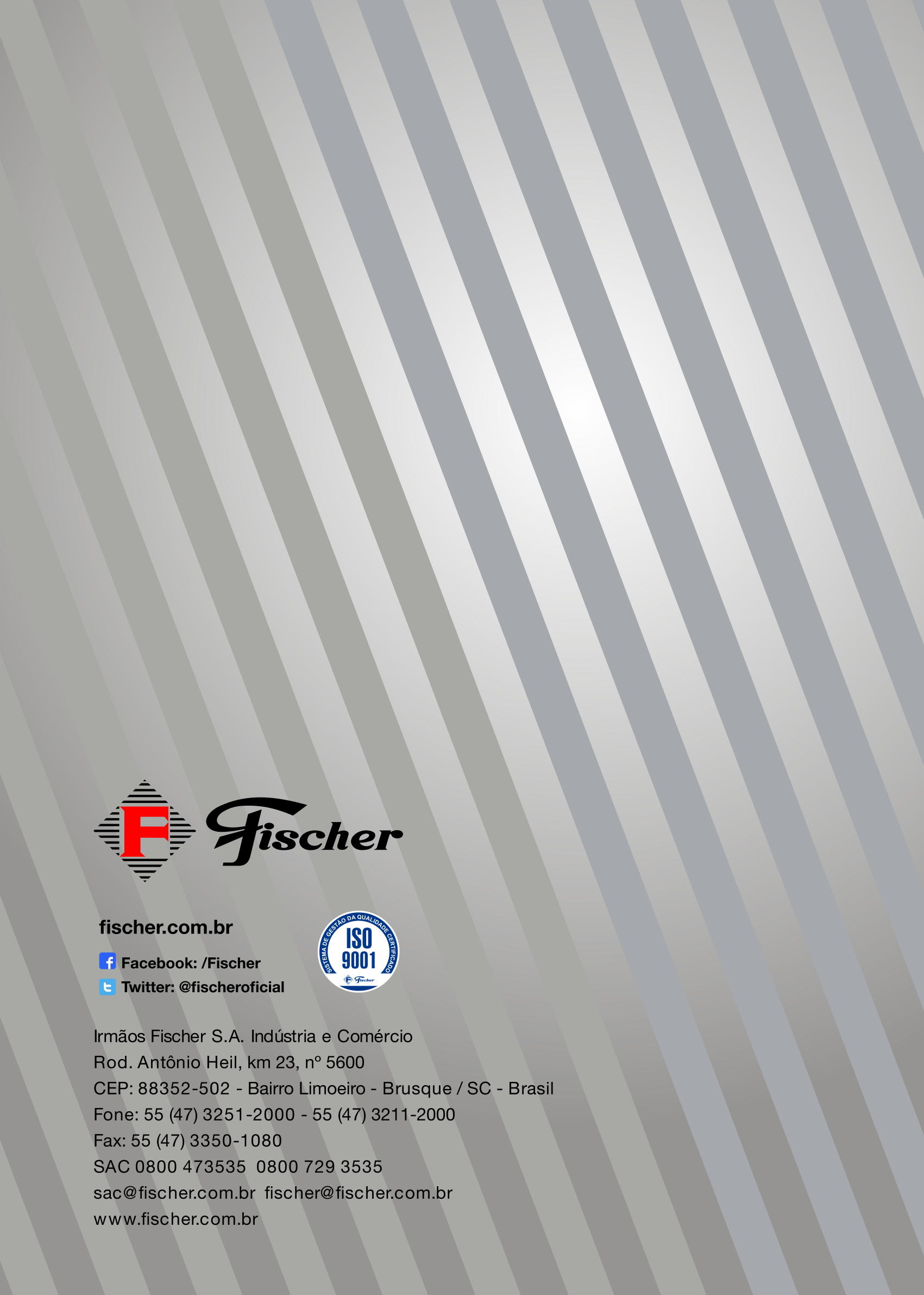 5. 0800 47 3535 e 0800 729 3535 sac@fischer.com.br - Ilustração técnica do manual