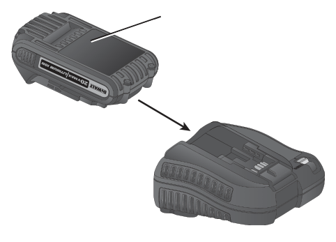 Charge Indicators - Ilustração do manual DeWalt DCD791D2 (Pág. 9)