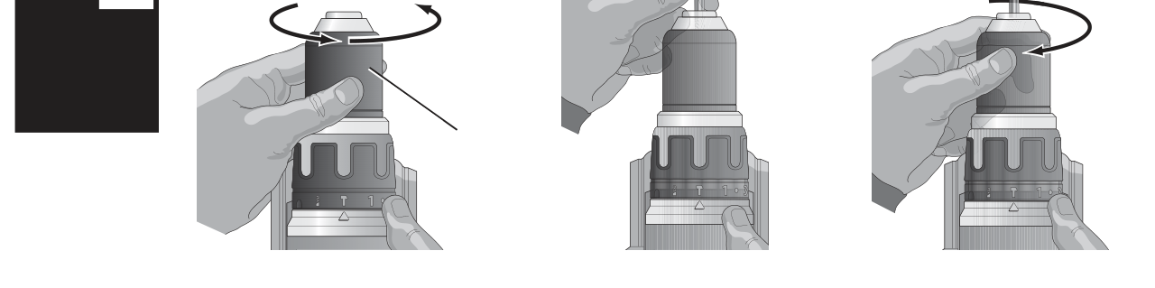 Installing and Removing the Battery Pack - Ilustração do manual DeWalt DCD791D2 (Pág. 14)