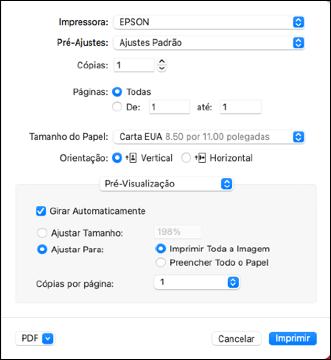 81. Especificações de digitalização