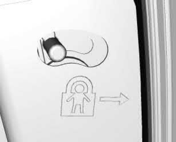8. Travas das portas - Ilustração técnica do manual