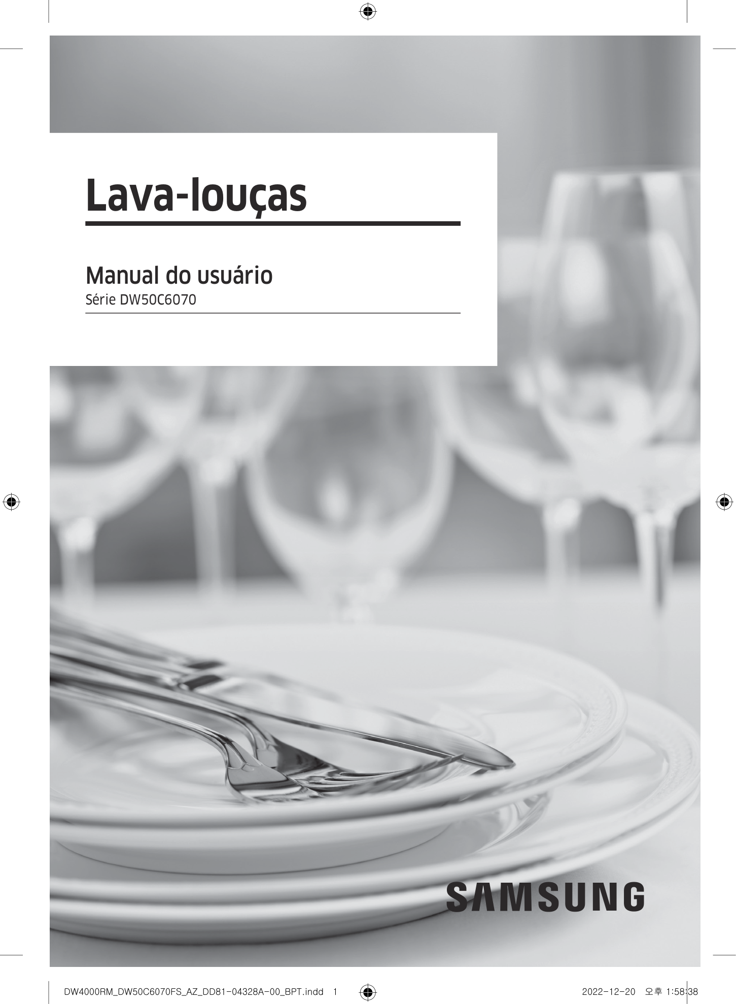 Manual Samsung Lava-Louças DW50C6070FG - capa